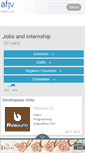 Mobile Screenshot of emploi.afjv.com
